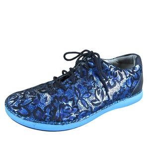 Alegria Women's  Sneaker Blue Leather Sz 40‎ Medium Used 2025